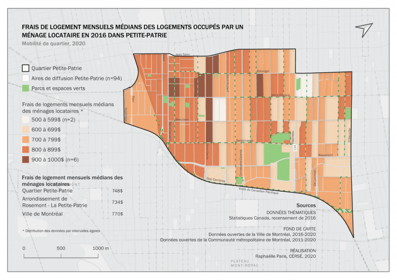 Fichier:Frais de logement mensuels médians des logements occupés par un ménage locataire en 2016 dans Petite-Patrie.png